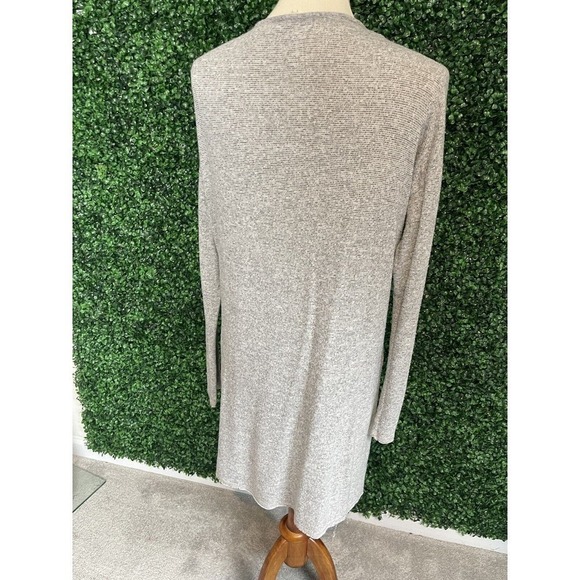 Hem & Thread Gray Open Front Cardigan Womens Size Large - Picture 9 of 15